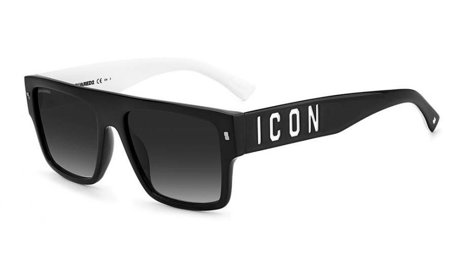 Dsquared2 ICON 0003/S (80S/9O) 56 | Unisex Siyah Güneş Gözlüğü